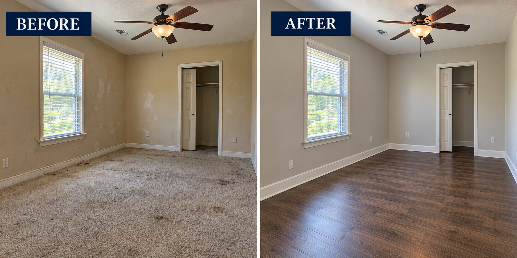 Interior and exterior painting